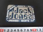 sticker blauw/zilver logo JACK JONES jeans jackets pullovers, Verzamelen, Ophalen, Zo goed als nieuw, Bedrijf of Vereniging