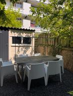 6 witte tuinstoelen Siesta Exclusive, Ophalen, Zo goed als nieuw, Kunststof