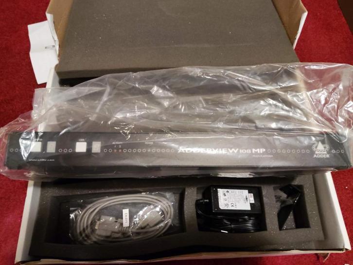 AdderView 108 MP KVM, Computers en Software, Dockingstations, Nieuw, Ophalen of Verzenden