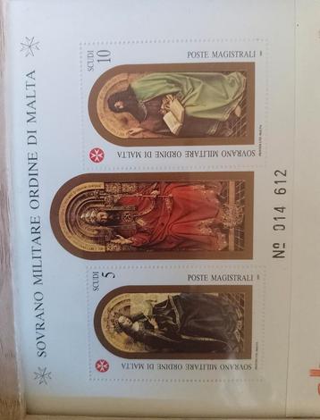 Malta Postzegels - Souvereine Militaire Orde beschikbaar voor biedingen
