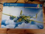 Italeri B-25 Mitchell 1/48 + extra's, Italeri, Ophalen of Verzenden, Zo goed als nieuw, Groter dan 1:72