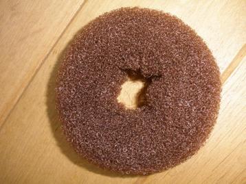 Haar elastiek bagel bruin groot - nieuw - beschikbaar voor biedingen