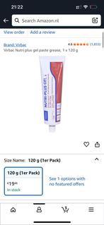 Virbac Nutri plus gel paste grease, 1 x 120 g, Dieren en Toebehoren, Ophalen of Verzenden