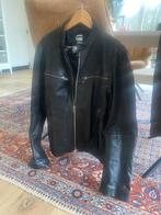Zwart lederen bikerjack, Maat 48/50 (M), Zwart, G-STAR, Ophalen of Verzenden
