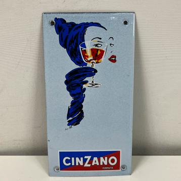 Emaille bordje - CinZano -Vermuth beschikbaar voor biedingen
