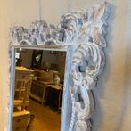 Barok Spiegel – Houten lijst wit - 180 x 90 cm -TTM Wonen, Nieuw, Info@ttmwonen.nl, 75 tot 100 cm, 150 tot 200 cm