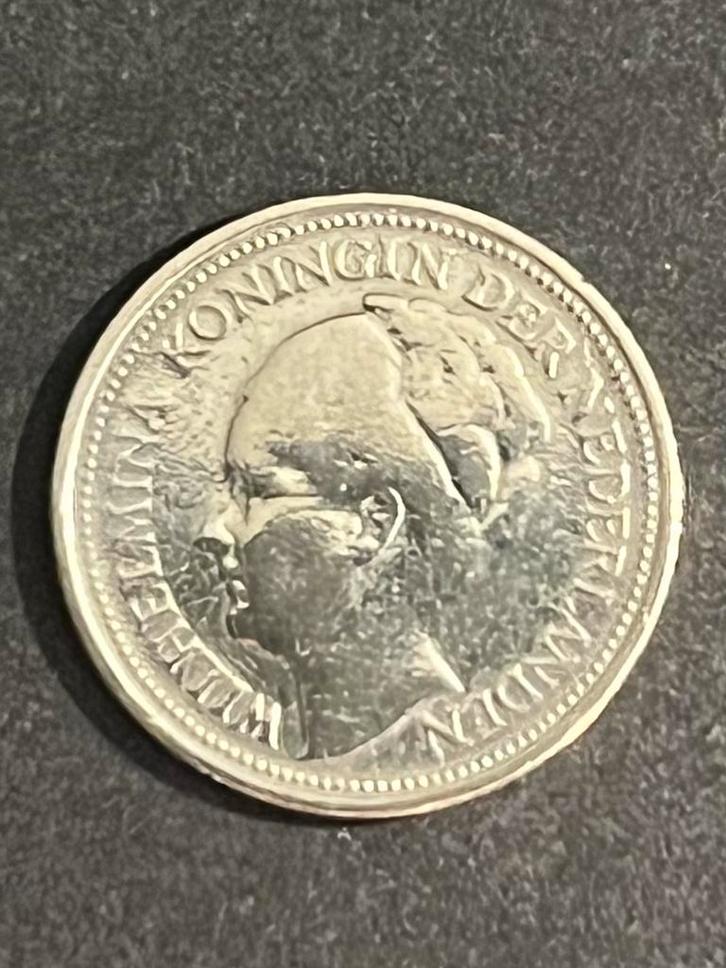 10 cent Wilhelmina 1928, Postzegels en Munten, Munten | Nederland, 10 cent, Koningin Wilhelmina, Zilver, Ophalen of Verzenden