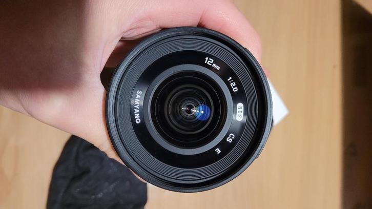 Samyang 12mm F/2.0 NCS CS Sony E Zwart, Audio, Tv en Foto, Fotografie | Lenzen en Objectieven, Nieuw, Groothoeklens, Ophalen of Verzenden