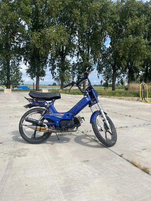 Tomos A35 (blauw, geel kenteken, gereviseerd,  2008), Fietsen en Brommers, Brommers | Tomos, Gebruikt, Maximaal 45 km/u, Ophalen