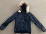 Vingino winterjas maat 14 blauw nette staat, Ophalen, Gebruikt, Meisje, Jas