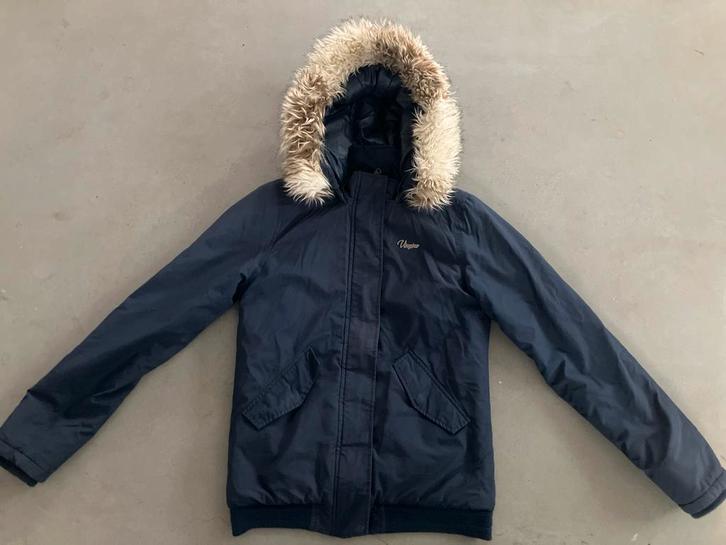 Vingino winterjas maat 14 blauw nette staat, Kinderen en Baby's, Kinderkleding | Maat 152, Gebruikt, Meisje, Jas, Ophalen