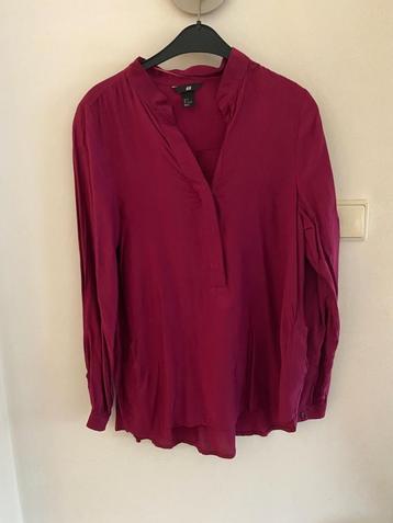 Bordeaux rode blouse /tuniek van H&M, viscose, maat S/M beschikbaar voor biedingen