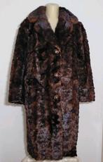 Donkerbruine vintage (60s) nerts bontjas van Bonthuis Borger, Kleding | Dames, Jassen | Winter, Verzenden, Zo goed als nieuw, Maat 42/44 (L)