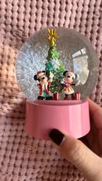 Sneeuwbol Disney Mickey en Minnie Mouse roze Kerst, Ophalen of Verzenden, Mickey Mouse, Nieuw, Beeldje of Figuurtje