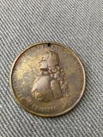 Willem IV Penning 1747, Ophalen of Verzenden, Brons, Nederland