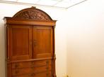 Antieke Drents cabinet kast 29742, Antiek en Kunst, Antiek | Meubels | Kasten, Ophalen of Verzenden