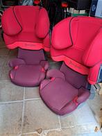 2x autostoel Cybex Solution X2-fix. Groep II/III (tweeling), Overige merken, Verstelbare rugleuning, 15 t/m 36 kg, Zo goed als nieuw