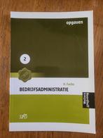 Bedrijfsadministratie - H. Fuchs - Opdrachten, Boeken, Ophalen of Verzenden, Zo goed als nieuw, MBO, H. Fuchs