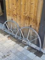 2 smeedijzeren stalramen 80cm, Doe-het-zelf en Verbouw, Gebruikt, Raamkozijn, Minder dan 75 cm, Metaal