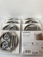 8x IKEA Dignitet Staalkabel met ophangmechanisme - Nieuw, Minder dan 50 cm, Wit, Nieuw, Ophalen of Verzenden