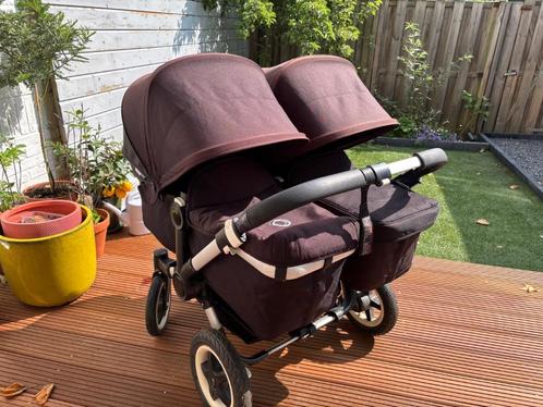 Bugaboo donkey duo, Kinderen en Baby's, Kinderwagens en Combinaties, Gebruikt, Combiwagen, Bugaboo, Duowagen, Luchtbanden, Met reiswieg