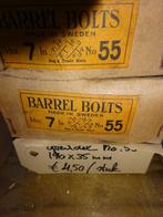 Antieke plaatgrendels, grote voorraden, 4 maten, vanaf €3,50, 120 cm of meer, Overige typen, Nieuw, Ophalen of Verzenden