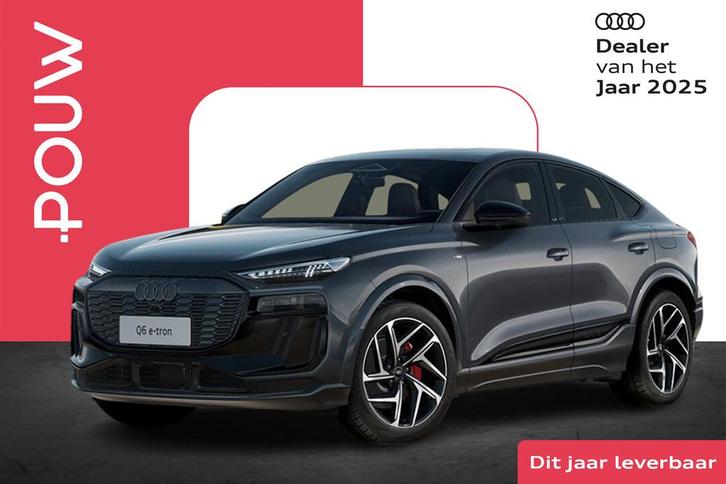 Audi Q6 Sportback e-tron 252pk S Edition 83 kWh | Panoramada, Auto's, Audi, Bedrijf, Te koop, Q6 e-tron, 360° camera, ABS, Adaptive Cruise Control