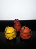3 Goebel fruitmodel confiturepotten, Verzenden, Zo goed als nieuw, Porselein