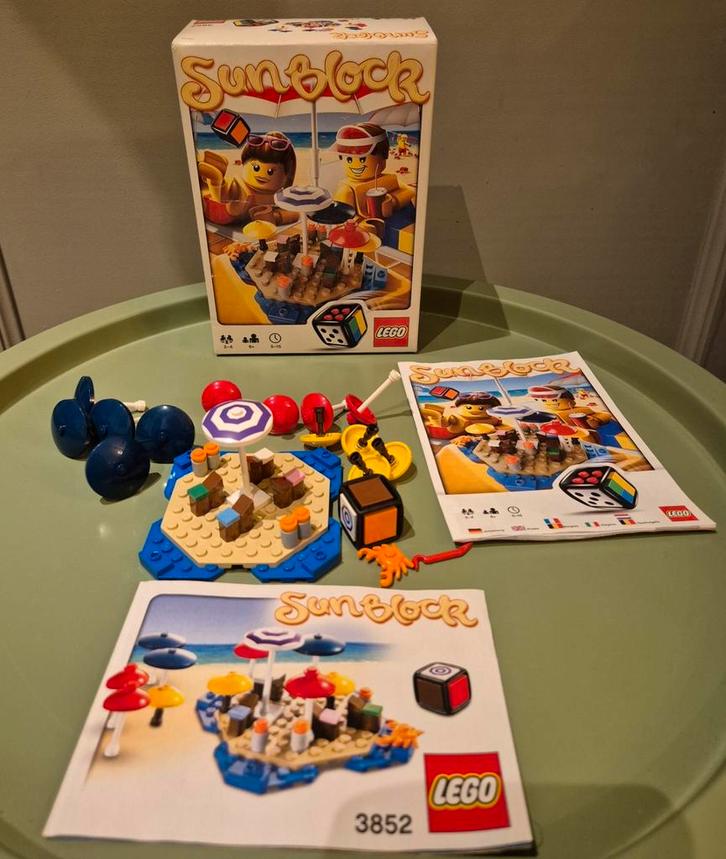 Lego Z.g.a.n spel Sunblock 3852 compleet, Kinderen en Baby's, Speelgoed | Duplo en Lego, Zo goed als nieuw, Ophalen of Verzenden
