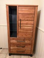 Teak houten kast met verlichting - Zeer nette staat!, Ophalen, Teakhout, 50 tot 100 cm, Zo goed als nieuw