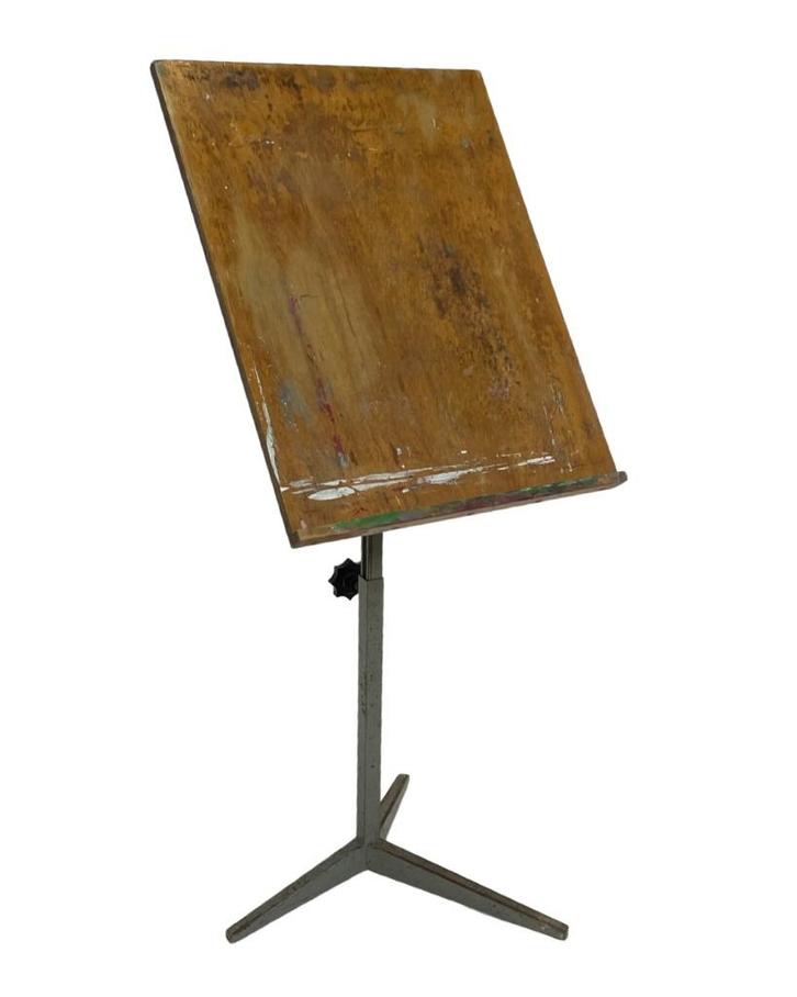 Vintage Industrieel “Reiger” Tekentafel jaren 60, Doe-het-zelf en Verbouw, Tekentafels, Gebruikt, Minder dan 130 cm, Ophalen