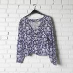 Mexx Vest Maat L Paars Wit Strand Design Zeester Schelp, Mexx, Verzenden, Paars, Maat 42/44 (L)