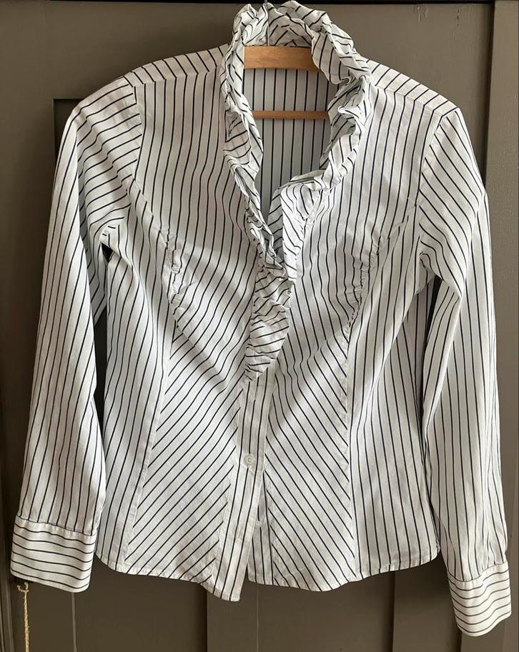 Mooie blouse Purdey mt 38 zo goed als nieuw, Kleding | Dames, Blouses en Tunieken, Zo goed als nieuw, Maat 38/40 (M), Blauw, Ophalen of Verzenden