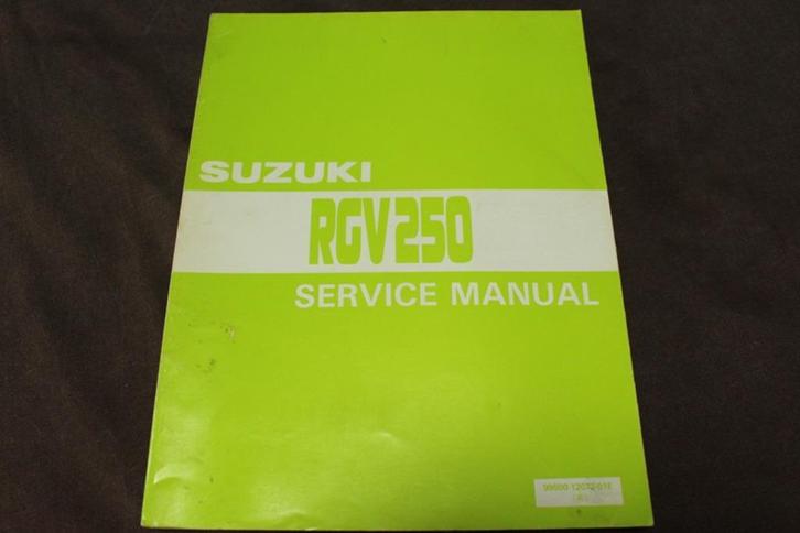 Suzuki RGV250 1989 -1992 motorcycle service manual RGV 250, Motoren, Handleidingen en Instructieboekjes, Suzuki, Ophalen of Verzenden