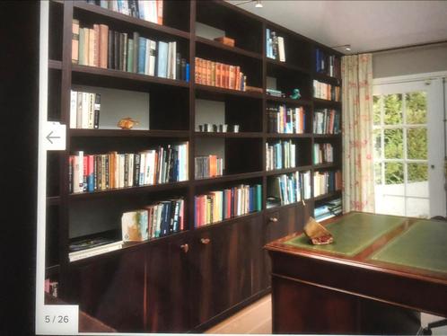 Maatwerk boekenkast met onder kasten, Huis en Inrichting, Kasten | Boekenkasten, Zo goed als nieuw, 200 cm of meer, 200 cm of meer