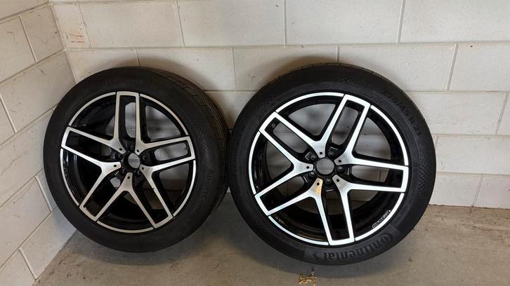 Mercedes GLE Coupé W166 21 inch velgen met zomerbanden, Auto-onderdelen, Banden en Velgen, Banden en Velgen, Zomerbanden, 21 inch