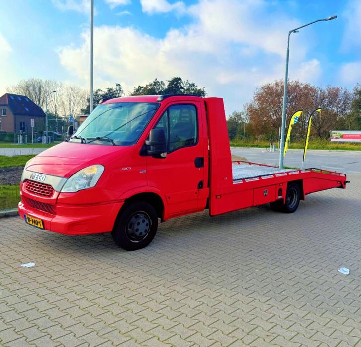 Iveco Daily 40C17 3.0 410 170PK AUT OPRIJWAGEN 2013 TIJHOF !, Auto's, Bestelauto's, Particulier, Iveco, Diesel, Handgeschakeld