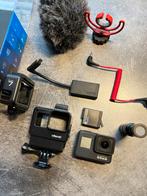 GoPro Hero 7 Black + Røde Microfoon, Audio, Tv en Foto, Actiecamera's, Ophalen of Verzenden, Zo goed als nieuw, GoPro