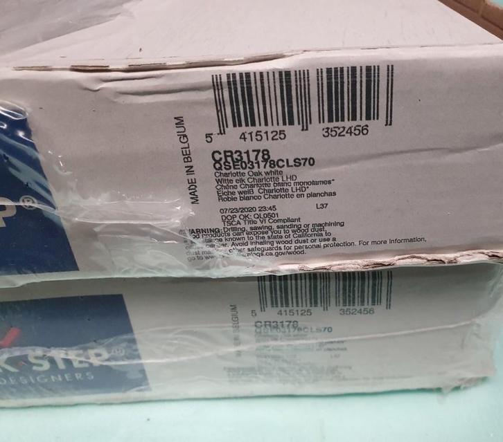 Verschillende soorten QUICK STEP laminaat (rest), Huis en Inrichting, Stoffering | Vloerbedekking, Nieuw, Laminaat, minder dan 10 m²