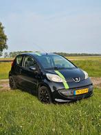 Peugeot 107 1.0 12V 3DR 2007 Zwart 1 jaar apk, Auto's, Peugeot, Voorwielaandrijving, Stof, 4 stoelen, Handgeschakeld