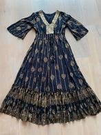 Jurk one size s/m goud zwart boho hippie ibiza, Kleding | Dames, Jurken, Maat 38/40 (M), Zwart, Ophalen of Verzenden, Zo goed als nieuw