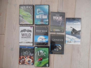 dvd natuur documentaire national geographic, life, frozen... beschikbaar voor biedingen