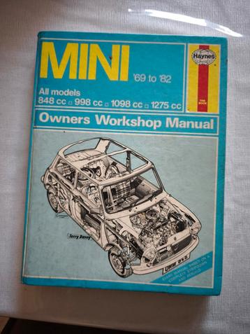 Haynes Mini Werkplaatshandboek '69-'82 beschikbaar voor biedingen