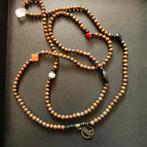 Prachtige rose/bronskleurig exoal ketting, Sieraden, Tassen en Uiterlijk, Kettingen, Ophalen of Verzenden, Nieuw, Roze