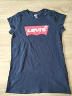Mooi donkerblauw shirt met opdruk merk Levi's, Kinderen en Baby's, Kinderkleding | Maat 164, Meisje, Ophalen of Verzenden, Zo goed als nieuw