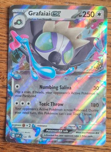 Pokemon Grafaiai EX HP 250 beschikbaar voor biedingen