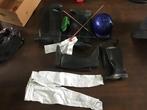 Paardrijlaarzen, cap, zweepjes en borstel, Dieren en Toebehoren, Paardrijkleding, Gebruikt, Kinderen, Ophalen of Verzenden, Recreatie