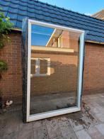 Raamkozijn | Raam | HR ++ dubbelglas | Hardhout kozijn, Ophalen, Gebruikt, Raamkozijn, 150 tot 225 cm