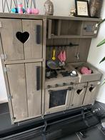 Steigerhout speelkeuken, Kinderen en Baby's, Ophalen, Zo goed als nieuw, Hout, Speelkeuken