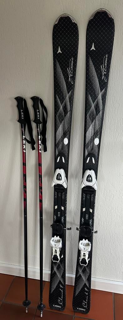 Atomic Cloud 9 - 158 cm, geslepen en gewaxed  +stokken +hoes, 140 tot 160 cm, Ophalen of Verzenden, Zo goed als nieuw, Atomic